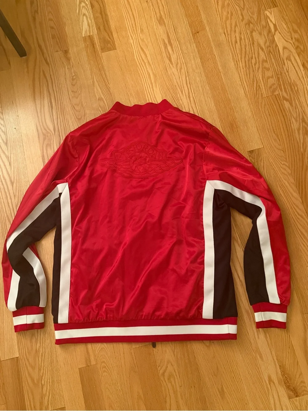 Air Jordan Satin Bomber Jacket Size XL